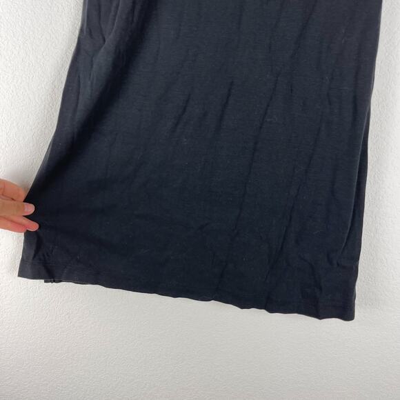 Bryn Walker T-Shirt Dress Womens Medium Black Tencel Blend Short Sleeve Casual - Picture 11 of 11
